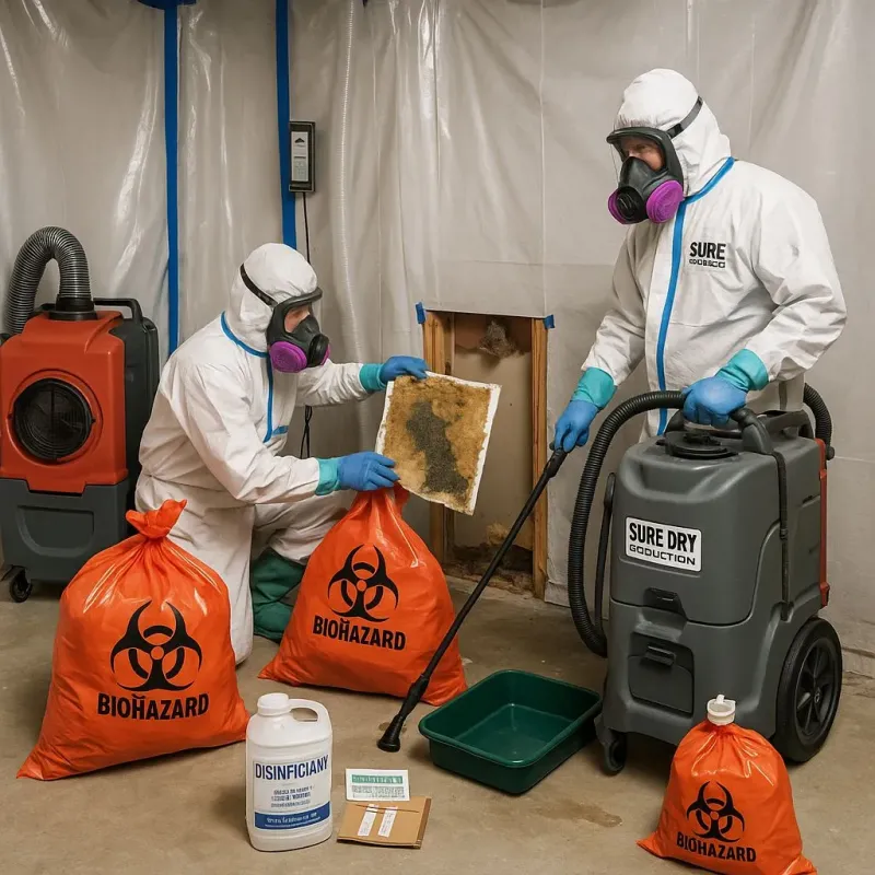 Contaminated Water Handling Protocols process in Caruthers, CA